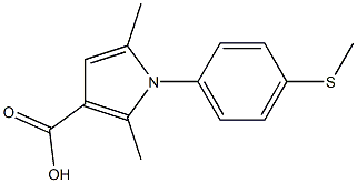 2,5-dimethyl-1-[4-(methylsulfanyl)phenyl]-1H-pyrrole-3-carboxylic acid