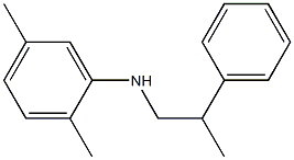 2,5-dimethyl-N-(2-phenylpropyl)aniline Struktur