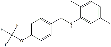 2,5-dimethyl-N-{[4-(trifluoromethoxy)phenyl]methyl}aniline|