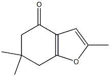 2,6,6-trimethyl-4,5,6,7-tetrahydro-1-benzofuran-4-one Structure