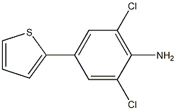 2,6-dichloro-4-thien-2-ylaniline Structure