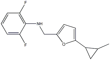 2,6-difluoro-N-{[5-(2-methylcyclopropyl)furan-2-yl]methyl}aniline