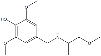  2,6-dimethoxy-4-{[(1-methoxypropan-2-yl)amino]methyl}phenol