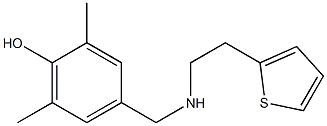 2,6-dimethyl-4-({[2-(thiophen-2-yl)ethyl]amino}methyl)phenol