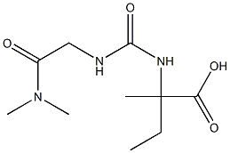 2-[({[2-(dimethylamino)-2-oxoethyl]amino}carbonyl)amino]-2-methylbutanoic acid