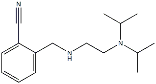  2-[({2-[bis(propan-2-yl)amino]ethyl}amino)methyl]benzonitrile