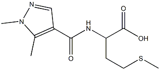  2-[(1,5-dimethyl-1H-pyrazol-4-yl)formamido]-4-(methylsulfanyl)butanoic acid