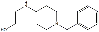 2-[(1-benzylpiperidin-4-yl)amino]ethan-1-ol Struktur