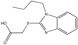  2-[(1-butyl-1H-1,3-benzodiazol-2-yl)sulfanyl]acetic acid