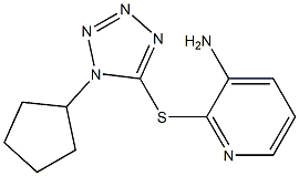 2-[(1-cyclopentyl-1H-1,2,3,4-tetrazol-5-yl)sulfanyl]pyridin-3-amine