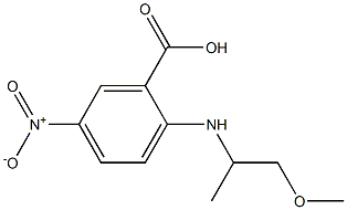  2-[(1-methoxypropan-2-yl)amino]-5-nitrobenzoic acid