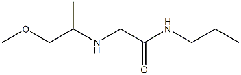  2-[(1-methoxypropan-2-yl)amino]-N-propylacetamide