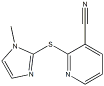 2-[(1-methyl-1H-imidazol-2-yl)sulfanyl]pyridine-3-carbonitrile