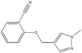 2-[(1-methyl-1H-pyrazol-4-yl)methoxy]benzonitrile