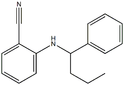 2-[(1-phenylbutyl)amino]benzonitrile Struktur