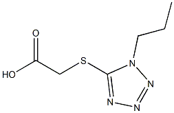 2-[(1-propyl-1H-1,2,3,4-tetrazol-5-yl)sulfanyl]acetic acid