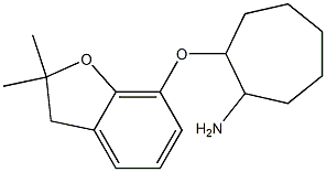 2-[(2,2-dimethyl-2,3-dihydro-1-benzofuran-7-yl)oxy]cycloheptan-1-amine Structure