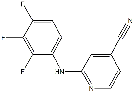 2-[(2,3,4-trifluorophenyl)amino]isonicotinonitrile