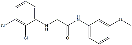 2-[(2,3-dichlorophenyl)amino]-N-(3-methoxyphenyl)acetamide