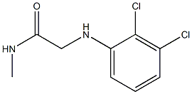 2-[(2,3-dichlorophenyl)amino]-N-methylacetamide Structure