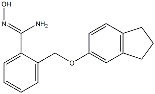 2-[(2,3-dihydro-1H-inden-5-yloxy)methyl]-N'-hydroxybenzene-1-carboximidamide