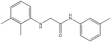 2-[(2,3-dimethylphenyl)amino]-N-(3-methylphenyl)acetamide 结构式