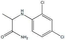 2-[(2,4-dichlorophenyl)amino]propanamide 化学構造式