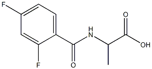 2-[(2,4-difluorobenzoyl)amino]propanoic acid