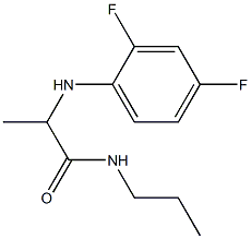 2-[(2,4-difluorophenyl)amino]-N-propylpropanamide