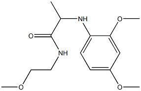 2-[(2,4-dimethoxyphenyl)amino]-N-(2-methoxyethyl)propanamide