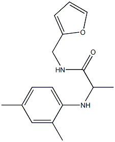 2-[(2,4-dimethylphenyl)amino]-N-(furan-2-ylmethyl)propanamide