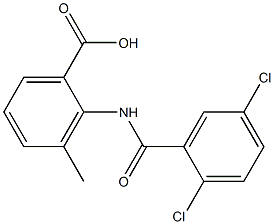 2-[(2,5-dichlorobenzene)amido]-3-methylbenzoic acid