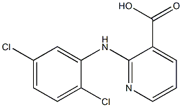 2-[(2,5-dichlorophenyl)amino]pyridine-3-carboxylic acid Structure