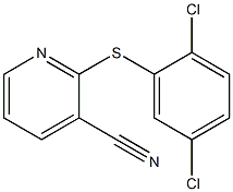 2-[(2,5-dichlorophenyl)sulfanyl]pyridine-3-carbonitrile Structure