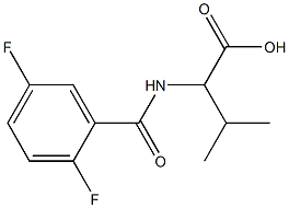 2-[(2,5-difluorobenzoyl)amino]-3-methylbutanoic acid