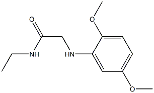 2-[(2,5-dimethoxyphenyl)amino]-N-ethylacetamide Structure