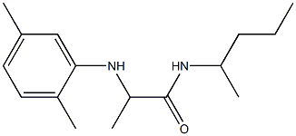 2-[(2,5-dimethylphenyl)amino]-N-(pentan-2-yl)propanamide