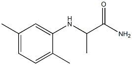 2-[(2,5-dimethylphenyl)amino]propanamide Structure