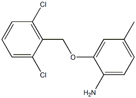 2-[(2,6-dichlorophenyl)methoxy]-4-methylaniline Structure