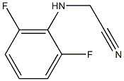 2-[(2,6-difluorophenyl)amino]acetonitrile 结构式