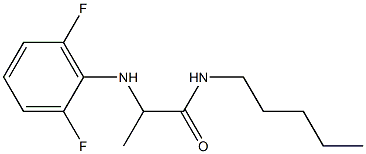 2-[(2,6-difluorophenyl)amino]-N-pentylpropanamide