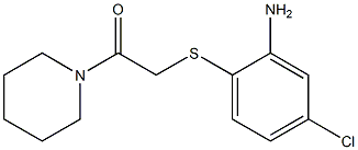 2-[(2-amino-4-chlorophenyl)sulfanyl]-1-(piperidin-1-yl)ethan-1-one