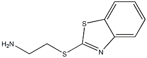 2-[(2-aminoethyl)sulfanyl]-1,3-benzothiazole Struktur