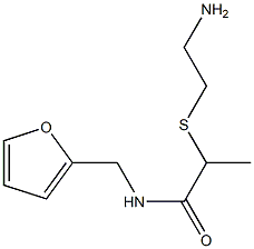 2-[(2-aminoethyl)sulfanyl]-N-(furan-2-ylmethyl)propanamide