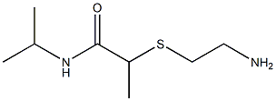 2-[(2-aminoethyl)sulfanyl]-N-(propan-2-yl)propanamide|