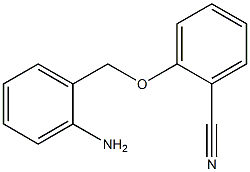 2-[(2-aminophenyl)methoxy]benzonitrile Structure