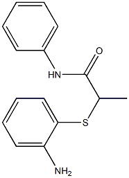 2-[(2-aminophenyl)sulfanyl]-N-phenylpropanamide