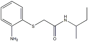 2-[(2-aminophenyl)thio]-N-(sec-butyl)acetamide