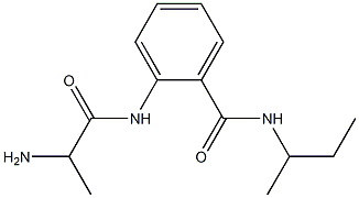 2-[(2-aminopropanoyl)amino]-N-(sec-butyl)benzamide