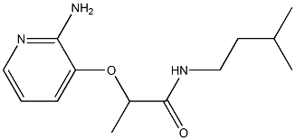 2-[(2-aminopyridin-3-yl)oxy]-N-(3-methylbutyl)propanamide